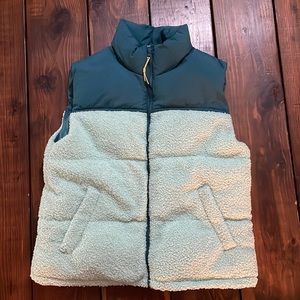 Wild Fable Teal puffy vest